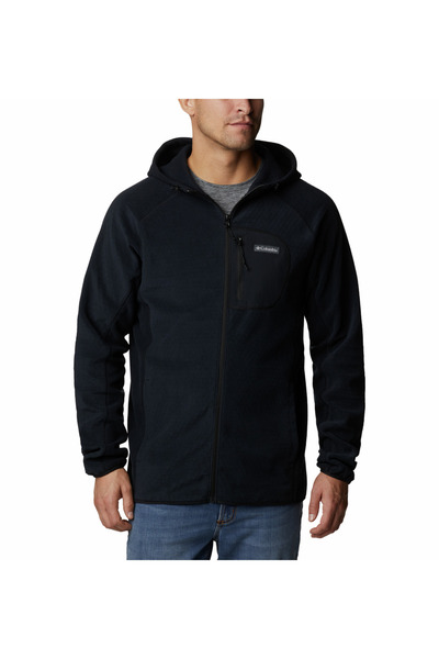Columbia M Outdoor Tracks Hooded Full Zip Men's Fleece Top