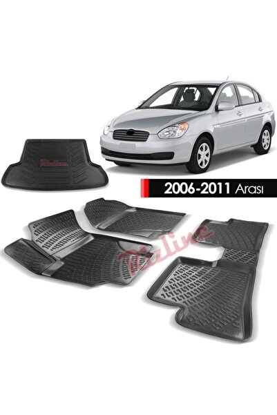 Rizline Hyundai Accent Era Paspas Bagaj Havuzu 3d Set 2006-2011
