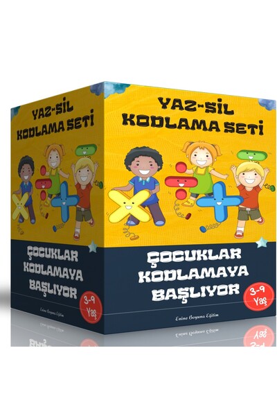 Enine Boyuna Eğitim Coding Education Set for Kids (4 Books)