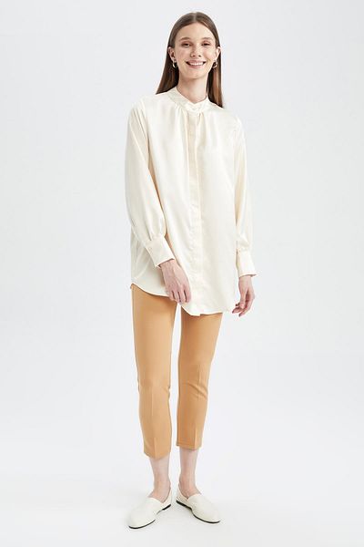 DeFacto Carrot Fit High Waisted Woven Trousers