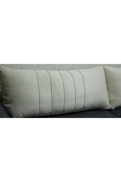 AYPETEKS Crem Velvet Meri / Pernă pentru spate / Pernă pentru scaun / Husă de pernă pentru canapea