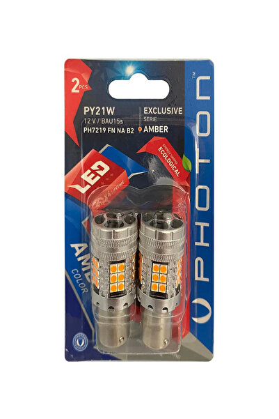 Photon Fanlı P21w Amerikan Park Uyumlu Kuvvetli Turuncu Led Ampul