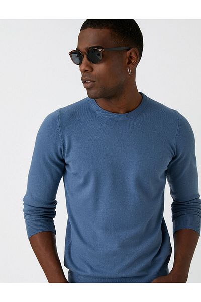 Koton Alapvető kötöttáru pulóver Crew Neck