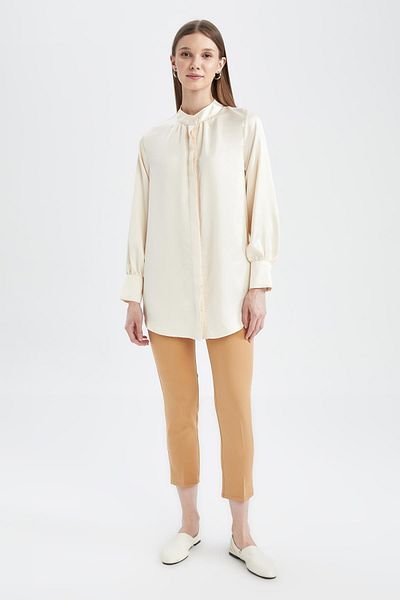 DeFacto Carrot Fit High Waisted Woven Trousers
