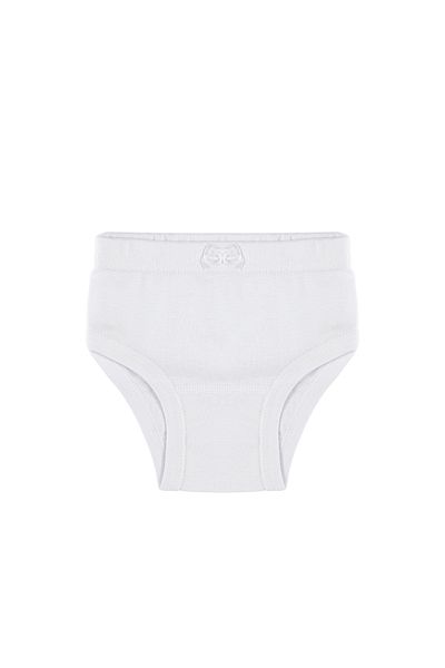 TOLIN Chiloți albi pentru fete - 100% bumbac, pachet de 3 241
