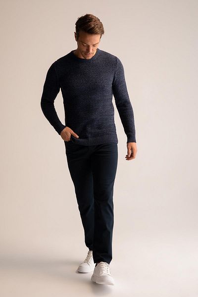 DeFacto Regular Fit Crew Neck Knitwear Sweater