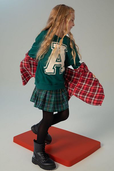 DeFacto Girl's Crew Neck Sweatshirt