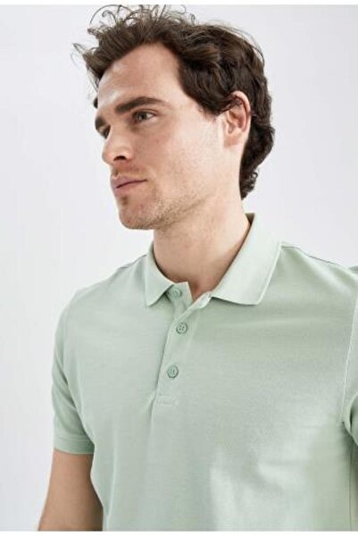 DeFacto Μπλουζάκι Regular Fit Polo 100% βαμβακερό
