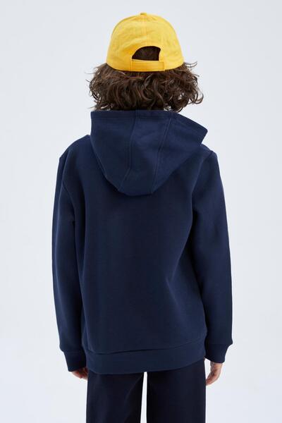 DeFacto Світшот для хлопчика з капюшоном комфортного крою