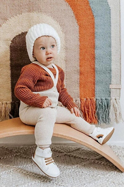 Minytrendy 4 Seasons Cross Strap Stretchy Knitwear Baby Leggings and Pants Set - for Baby Girl Boy