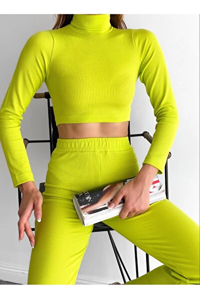 ELBEY Balıkçı Yaka Bürümcük Uzun Kollu Bluz