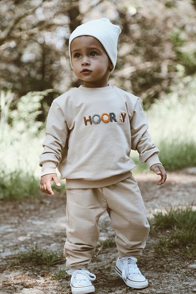 Kids brown sweatsuit top
