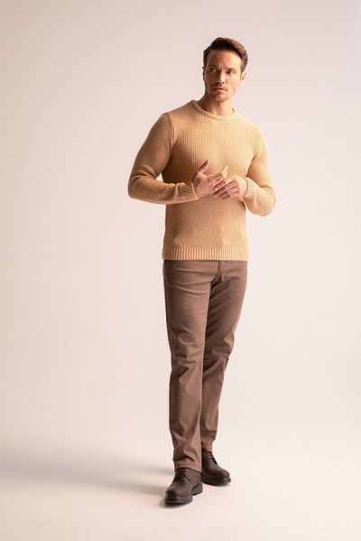 DeFacto Πλεκτό πουλόβερ με λαιμόκοψη Standard Fit