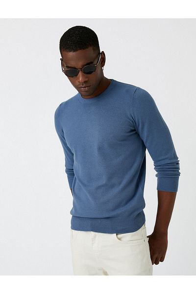 Koton Alapvető kötöttáru pulóver Crew Neck