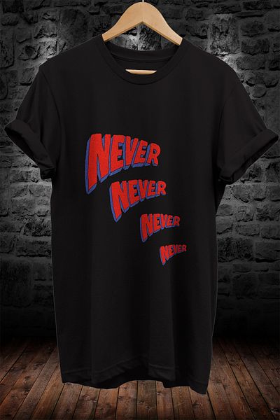 remonz Μπλουζάκι Never Printed 100% Cotton Oversize