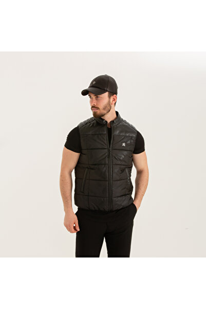 Tamer Tanca Erkek Tekstil/deri Yelek Deri Mont 797 Douglas Erk Dr Yelek Y22