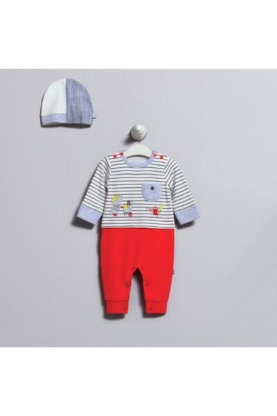 Caramell Erkek Bebek Bere Tulum Takım