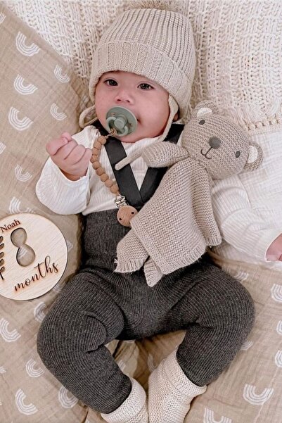 Minytrendy 4 Seasons Cross Strap Stretchy Knitwear Baby Leggings and Pants Set - for Baby Girl Boy