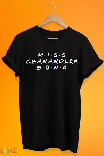 remonz Friends Chandler εμπριμέ 100% βαμβακερό μπλουζάκι Oversize Μπλουζάκι μεγάλου μεγέθους