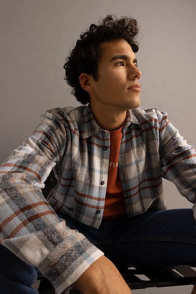 DeFacto Regular Fit Checkered Lumberjack Long Sleeve Shirt W7413az23sp
