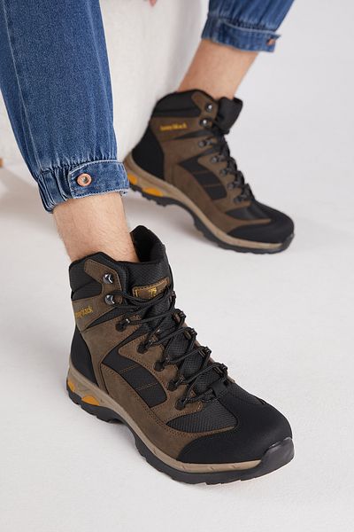 Tonny Black Men's Mink Trekking Boots V2030