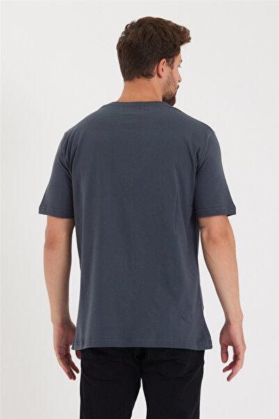 Tarz Cool Чоловіча футболка з V-подібним вирізом Slim Fit-vyktsr31s