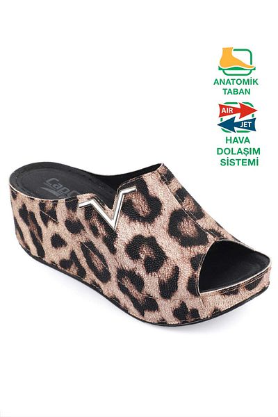 Capone Outfitters Dámské pantofle Capone 6145 Pıtır s přezkou na platformě