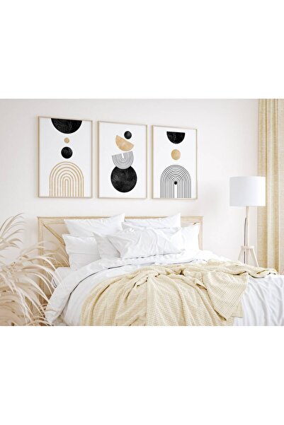 Gepetto Wood Ahşap 3'lü Minimalist Tablo