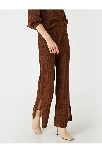 Koton Bol Paça Pantolon Yırtmaç Detaylı