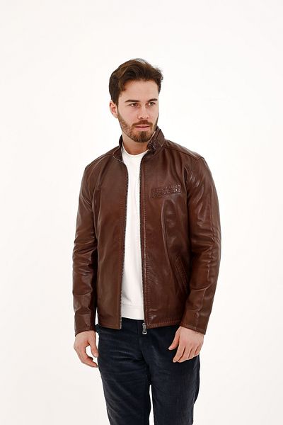Tamer Tanca Men's Leather Leather Coat Leather Coat 797 2285 Erk Leather Jacket Sk22/23