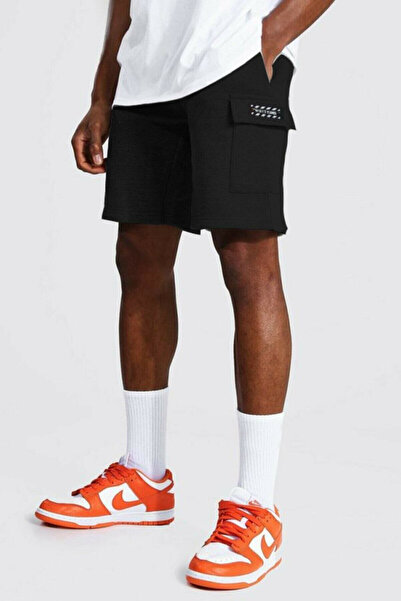 FUWEAR Pamuk Spor Unısex Kargo Cepli 2 Iplik Şort