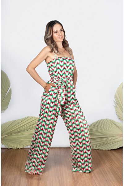 Garamak Kadın Salopet Yeşil