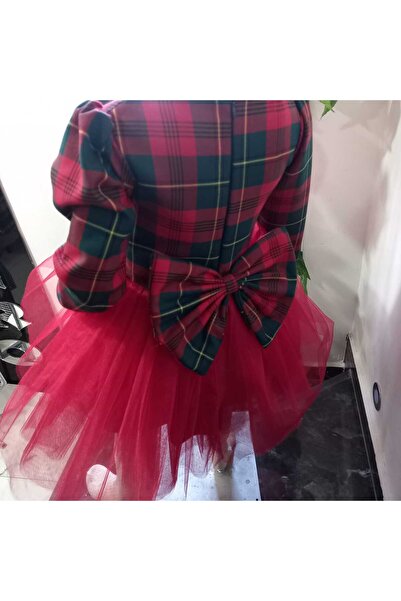 PALMERO Kız Çocuk Elbise Tütülü Şeritli