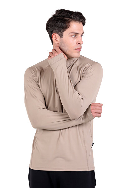 THERMOFORM Pro Yarım Fermuar Sweatshirt Kum