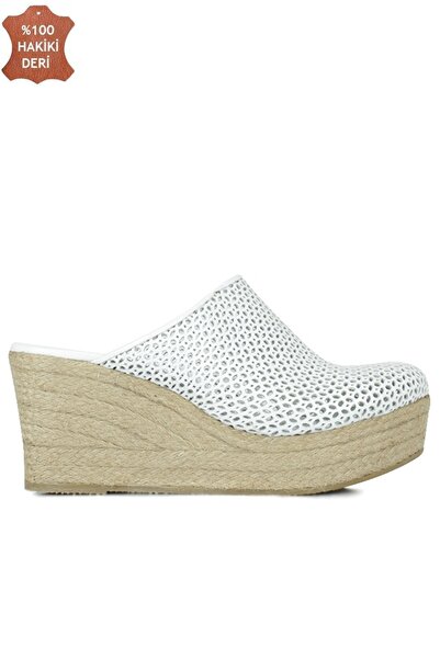 Fitbas 4419 468 Γυναικείες Παντόφλες White Sabo σε μεγάλο & μικρό μέγεθος