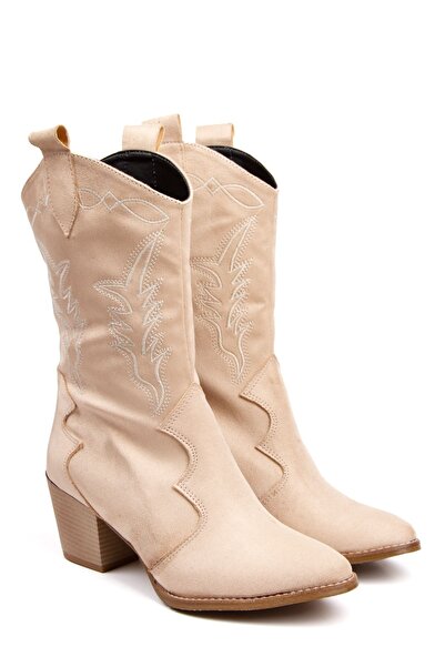 derithy Valencia Çizme-ten Süet-bls5100