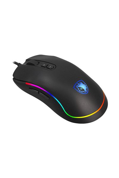 Sades ماوس ألعاب S11 Revolver RGB - أسود/أزرق