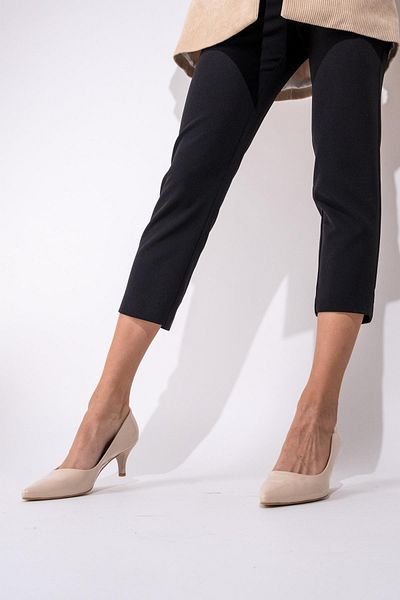 Modabuymus Pantofi Stiletto Cu Toc Scurt Damă Piele Lacuită Candy