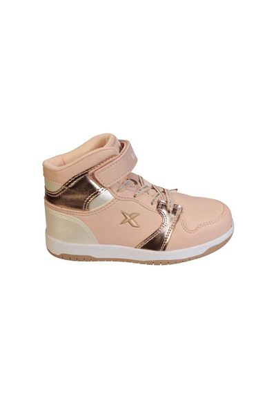 Kinetix KINETIX Girl's Pink High Top Velcro Thermo Non-Slip Sole Sneakers