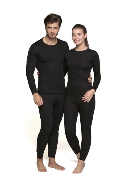 P&W Polo Women Thermal Clothing & Underwear - Black - Polyester