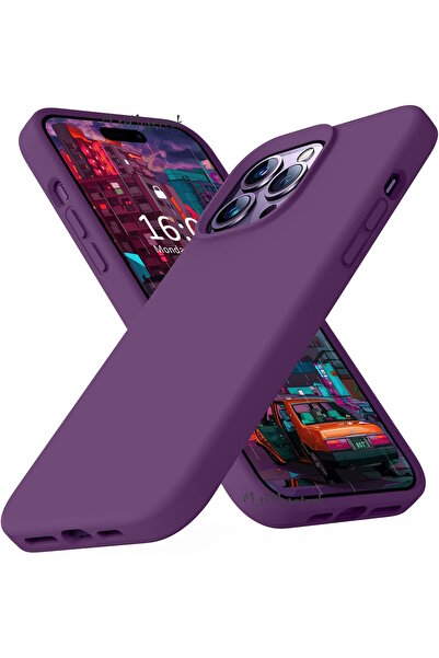 m.tk moveteck İphone 15 Pro Max Kılıf Kamera Çıkıntılı İçi Kadife Süet Yumuşa...