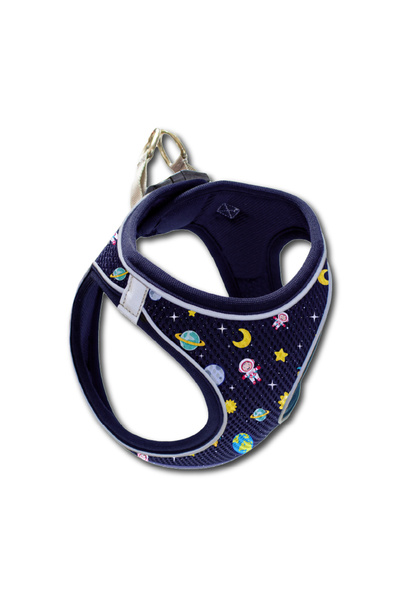 MITA Air Mesh Kedi Köpek Göğüs Tasması Çift Reflektörlü, Terletmeyen Tasma