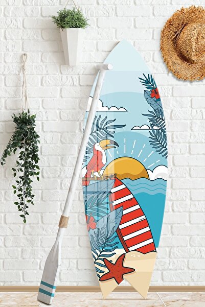 Decovetro ST 4022 Dekoratif Cam Sörf Tahtası 33x100 Cm