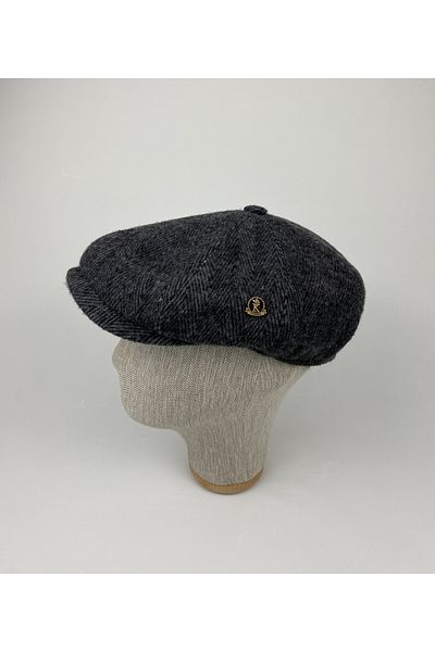 KARNAS ŞAPKA Men's Herringbone Winter Wool Cap
