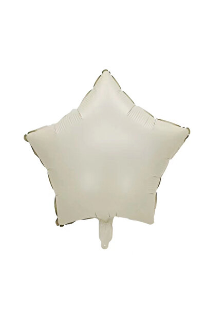 kidspartim Star Beige 18 Inch Foil Balloon 1 Piece