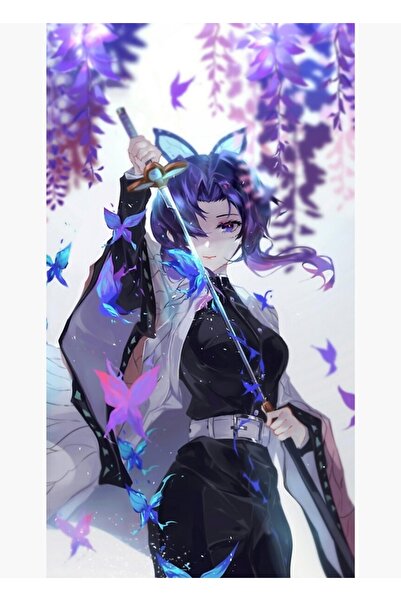 Universal Demon Slayer - Shinobu Tablo Poster decorativ din lemn