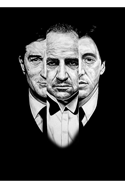 Universal Trilogia - Tablou Nașul Poster decorativ din lemn