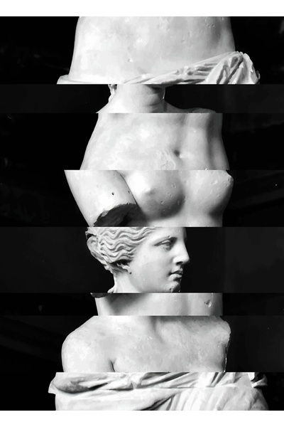 Universal Poster decorativ din lemn cu Venus