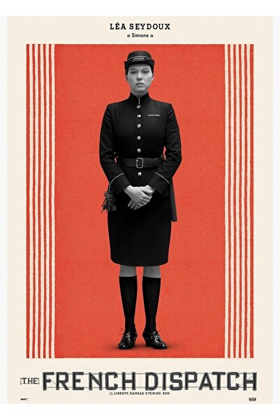 Universal The French Dispatch (Wes Anderson) Saoirse Ronan, Lea Seydoux Poste...