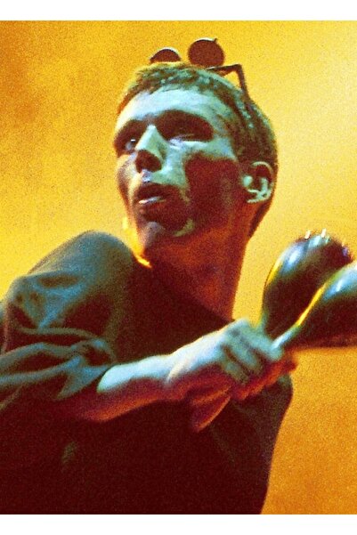 Universal Bez, Happy MONDAY, Madchester, Salford, 80's, Πίνακας Πορτρέτου Ξύλ...